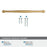 Enlivity Zinc Champagne Bronze Cabinet Pull 19