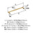 Enlivity Zinc Champagne Bronze Cabinet Pull 11