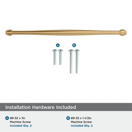 Enlivity Zinc Champagne Bronze Cabinet Pull 20