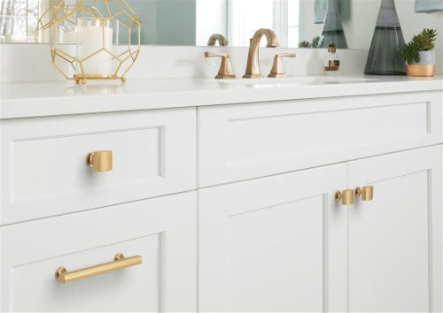 Everett Zinc Champagne Bronze Cabinet Pull 24