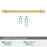 Everett Zinc Champagne Bronze Cabinet Pull 20