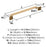 Exceed Zinc Champagne Bronze Cabinet Pull 16