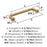 Factor Zinc Champagne Bronze Cabinet Pull 10