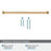Factor Zinc Champagne Bronze Cabinet Pull 22
