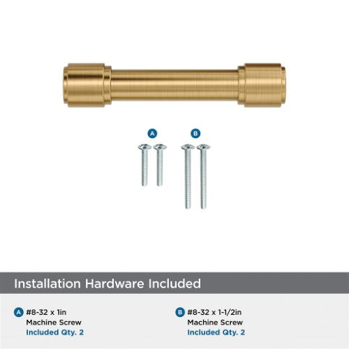 Faircrest Zinc & Steel Champagne Bronze Cabinet Pull 19