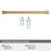 Faircrest Zinc & Steel Champagne Bronze Cabinet Pull 17