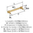 Faraday Zinc Champagne Bronze Cabinet Pull 13
