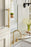 Faraday Zinc Champagne Bronze Cabinet Pull 28