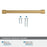 Faraday Zinc Champagne Bronze Cabinet Pull 23