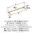 Faraday Zinc Champagne Bronze Cabinet Pull 9