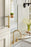 Farewind Zinc Champagne Bronze Cabinet Pull 26