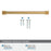 Farewind Zinc Champagne Bronze Cabinet Pull 24