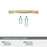 Highland Ridge Zinc Champagne Bronze Cabinet Pull 32