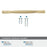 Highland Ridge Zinc Champagne Bronze Cabinet Pull 37