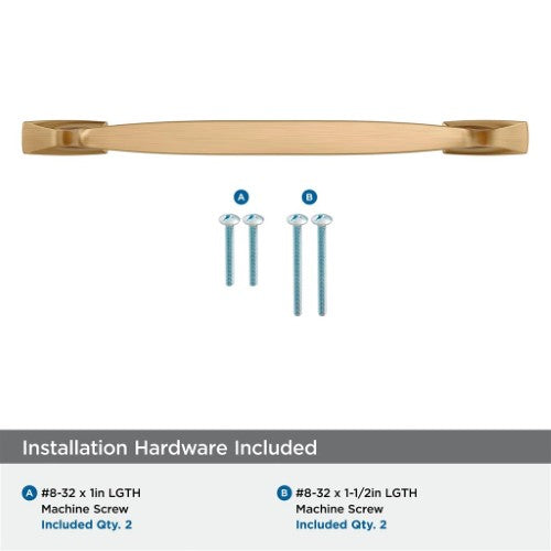 Highland Ridge Zinc Champagne Bronze Cabinet Pull 17