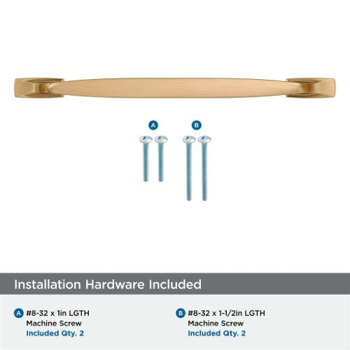 Highland Ridge Zinc Champagne Bronze Cabinet Pull 16