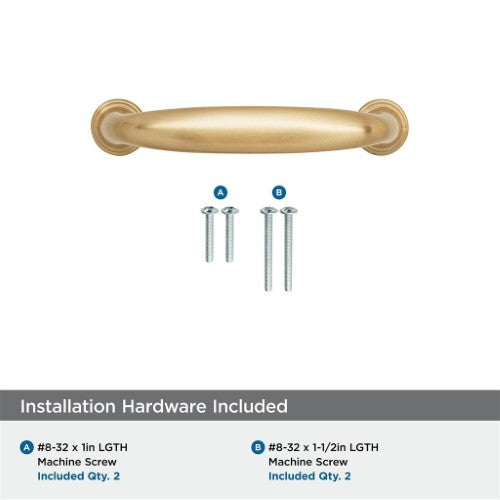 Kane Zinc Champagne Bronze Cabinet Pull 20