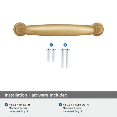 Kane Zinc Champagne Bronze Cabinet Pull 21