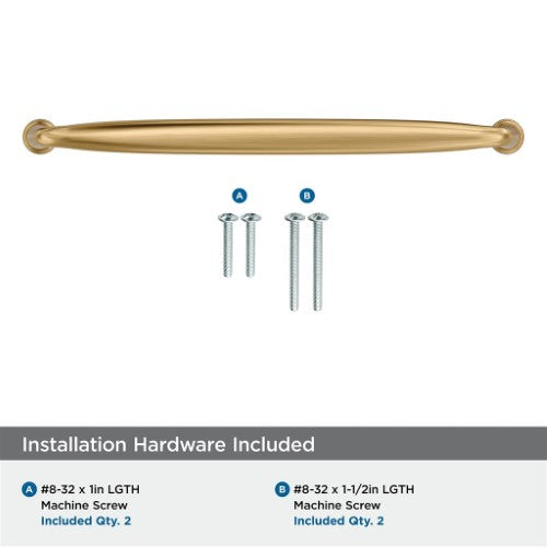 Kane Zinc Champagne Bronze Cabinet Pull 18