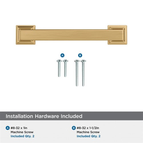 Lintel Zinc Champagne Bronze Cabinet Pull 20