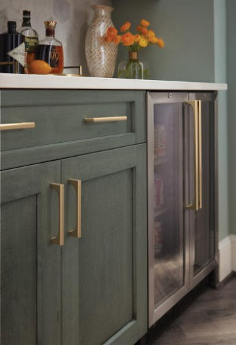 Merced Zinc Champagne Bronze Cabinet Pull 31