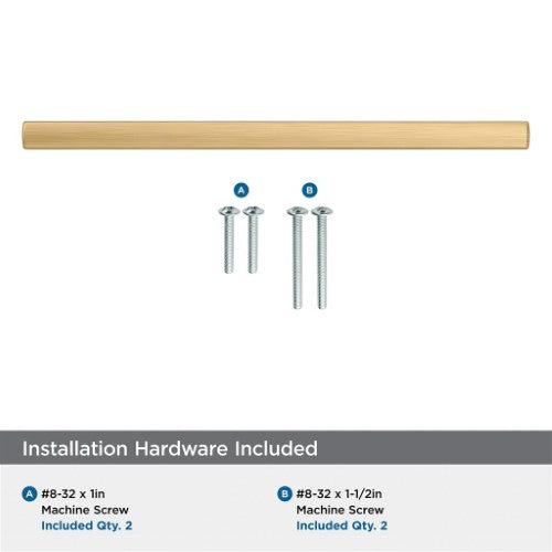 Merced Zinc Champagne Bronze Cabinet Pull 23