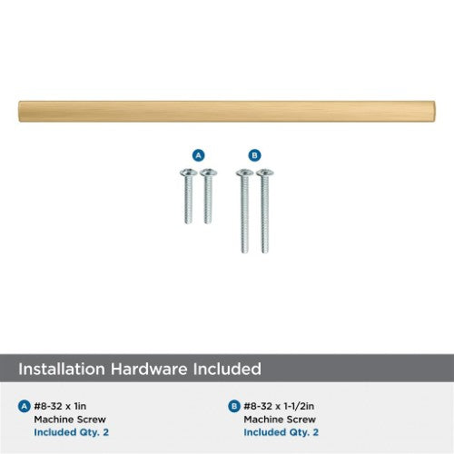 Merced Zinc Champagne Bronze Cabinet Pull 24
