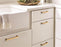 Monument Aluminum Champagne Bronze Cabinet Pull 19