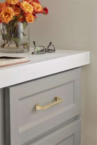 Mulholland Zinc Champagne Bronze Cabinet Pull 28