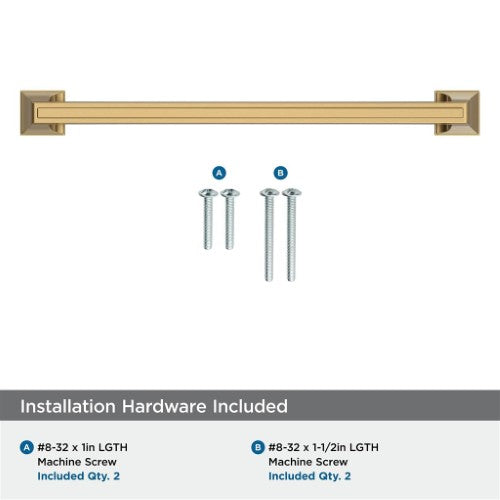 Mulholland Zinc Champagne Bronze Cabinet Pull 19