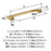 Mulholland Zinc Champagne Bronze Cabinet Pull 12