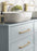 Mulholland Zinc Champagne Bronze Cabinet Pull 25