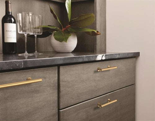 Radius Stainless Steel Champagne Bronze Cabinet Pull 19