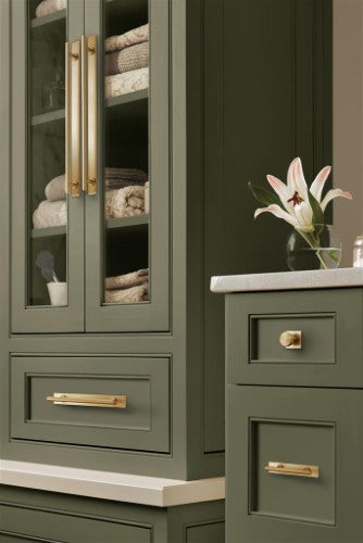 Radius Stainless Steel Champagne Bronze Cabinet Pull 30