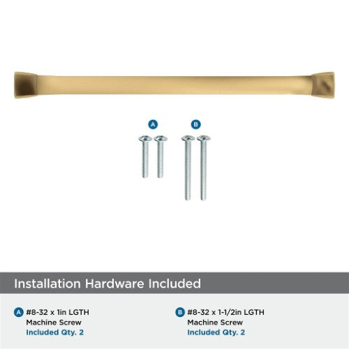 Revitalize Zinc Champagne Bronze Cabinet Pull 18