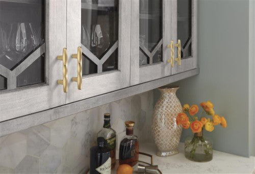 St. Vincent Zinc Champagne Bronze Cabinet Pull 18