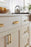 Stature Zinc Champagne Bronze Cabinet Pull 18