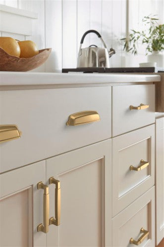 Stature Zinc Champagne Bronze Cabinet Pull 18