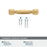 Stature Zinc Champagne Bronze Cabinet Pull 17