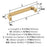 Townsend Zinc Champagne Bronze Cabinet Pull 9