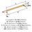 Townsend Zinc Champagne Bronze Cabinet Pull 12