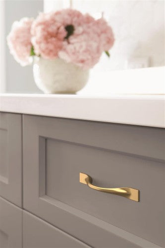 Uprise Zinc Champagne Bronze Cabinet Pull 6
