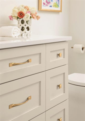 Uprise Zinc Champagne Bronze Cabinet Pull 7