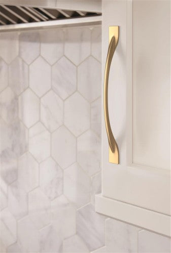 Uprise Zinc Champagne Bronze Cabinet Pull 8