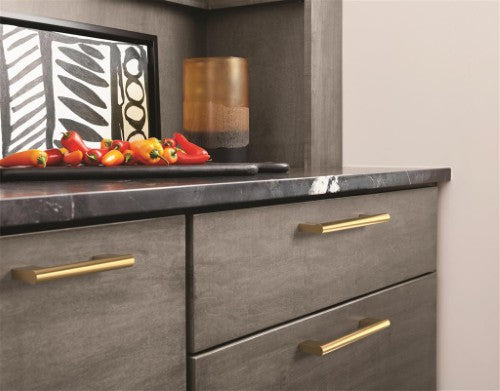 Versa Zinc Champagne Bronze Cabinet Pull 18