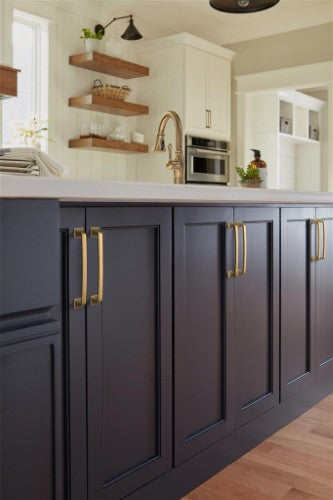 Ville Zinc Champagne Bronze Cabinet Pull 9