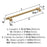 Winsome Zinc Champagne Bronze Cabinet Pull 14