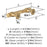 Winsome Zinc Champagne Bronze Cabinet Pull 10
