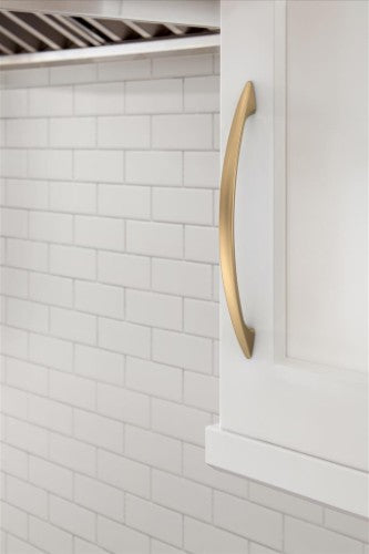 Arc Zinc Champagne Bronze Cabinet Pull 9