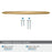 Arc Zinc Champagne Bronze Cabinet Pull 8